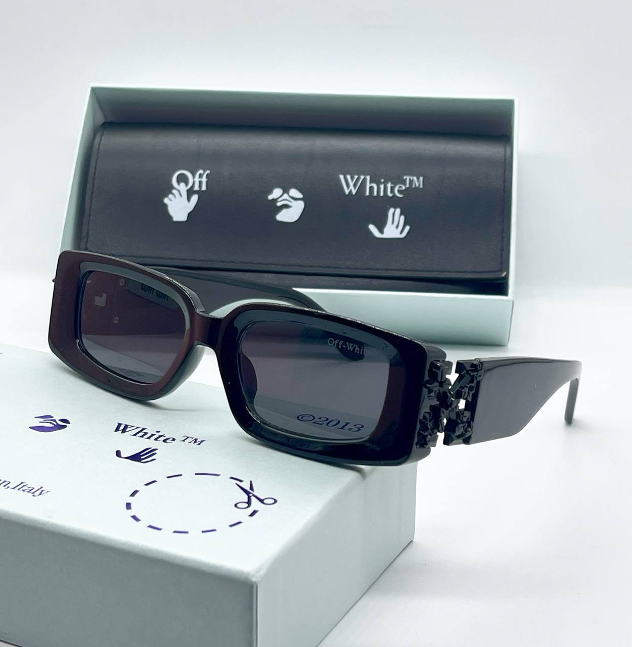 Lunette Solaire Off white Unisexe