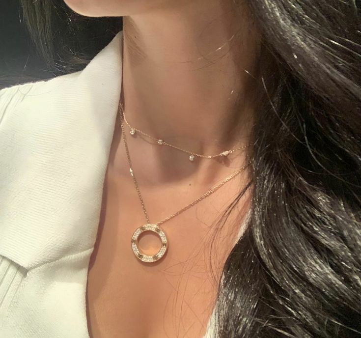 Chaine de Luxe Cartier Love en Acier Inoxydable