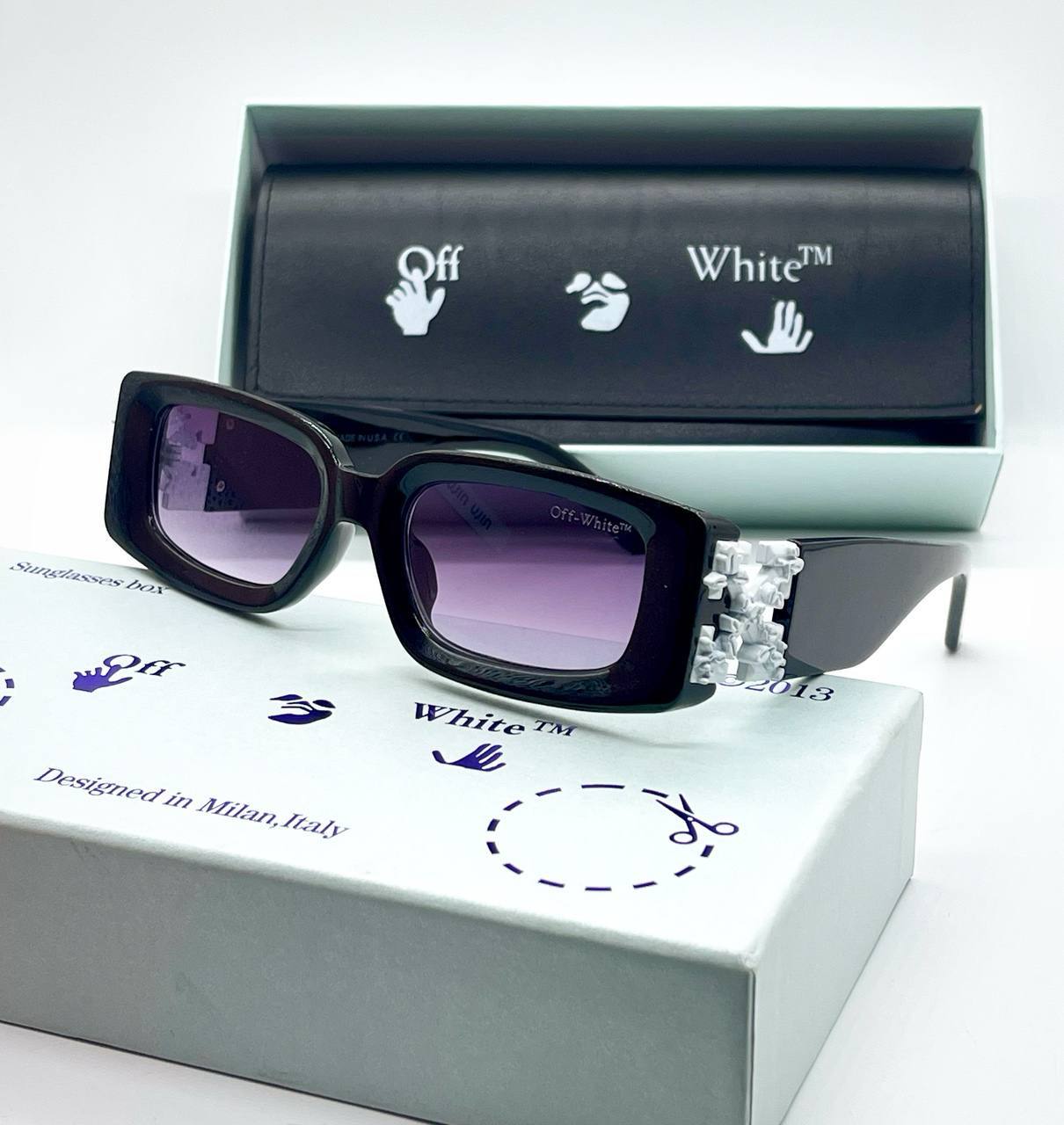 Lunette Solaire Off white Unisexe