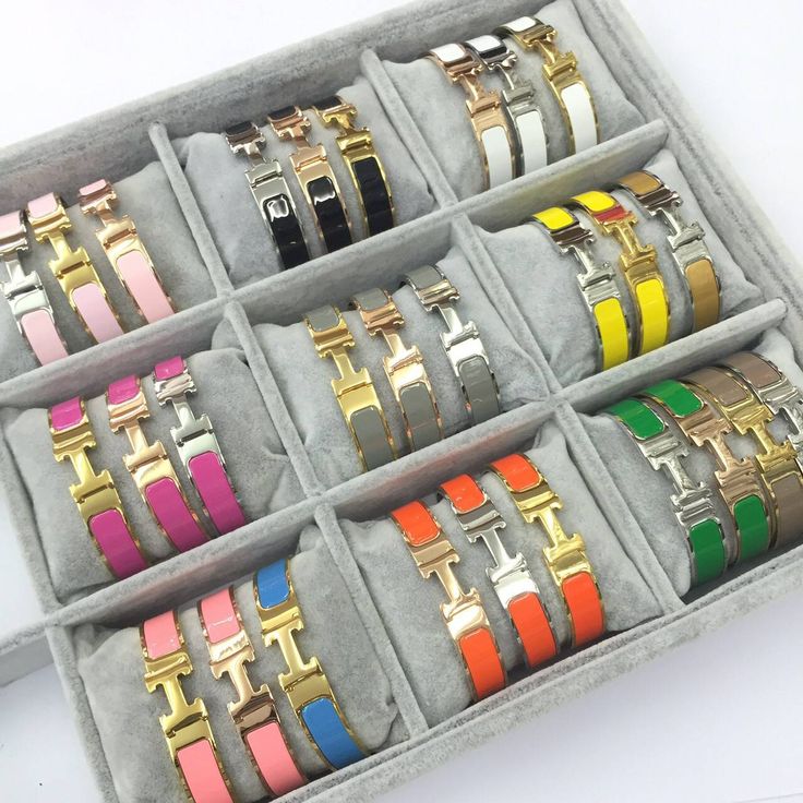 Bracelet Hermès Inoxydable en Couleurs