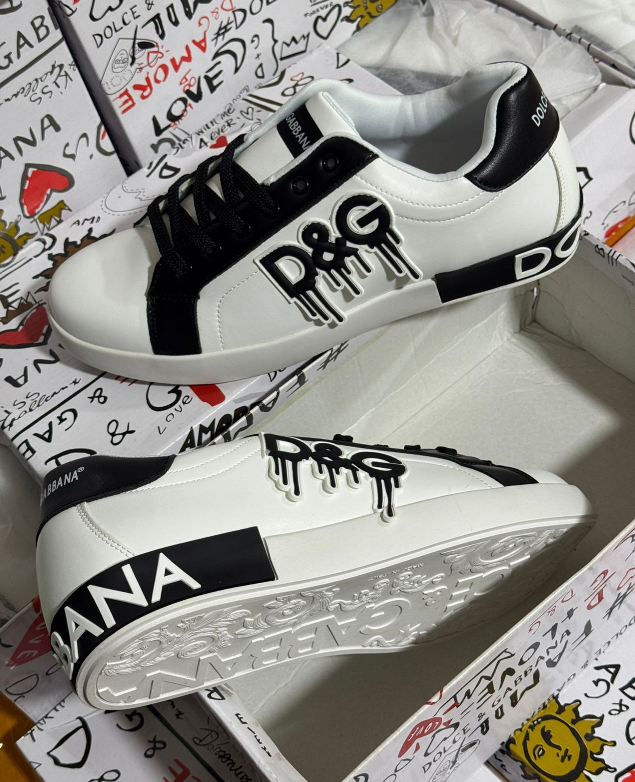 Espadrilles Dolce & Gabbana Black & White