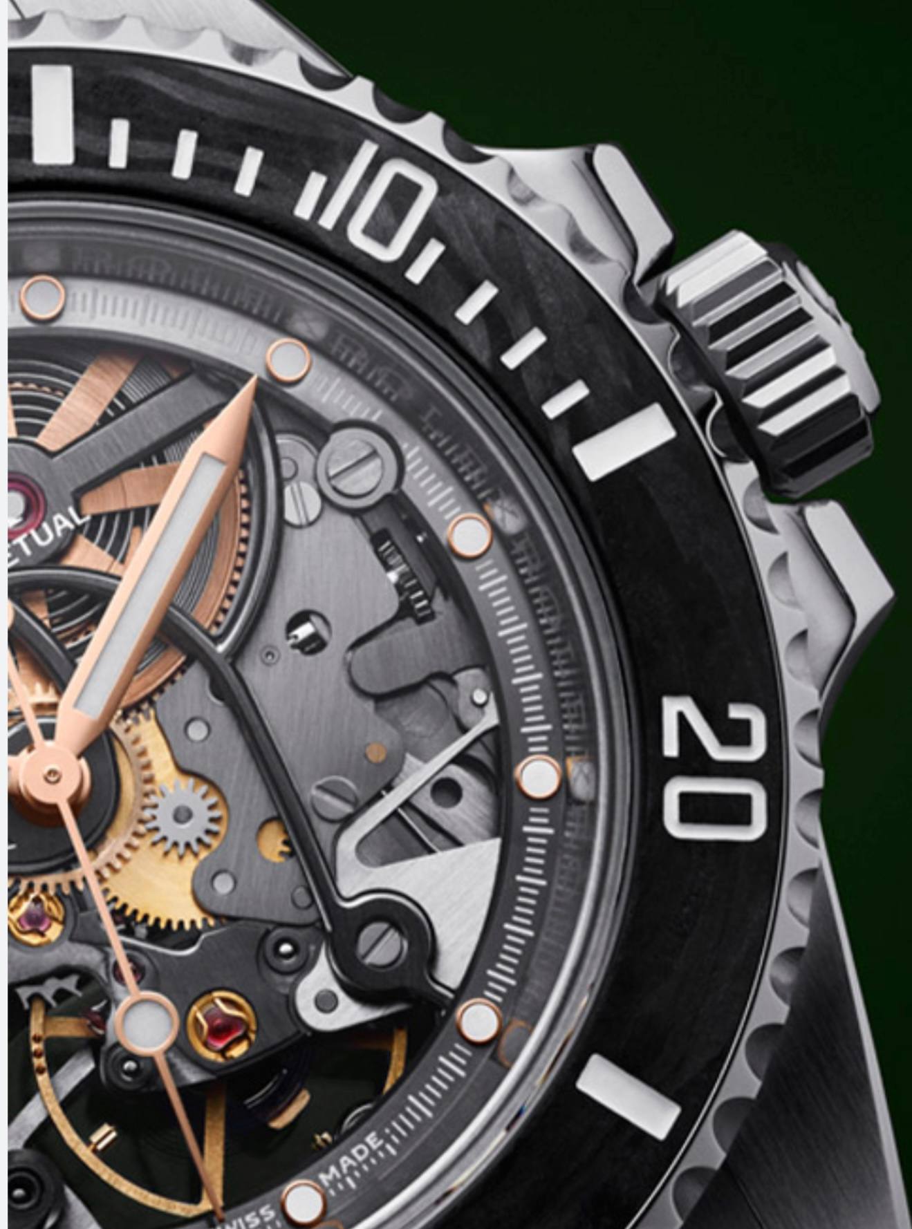 Montre Rolex Style Squelette Homme