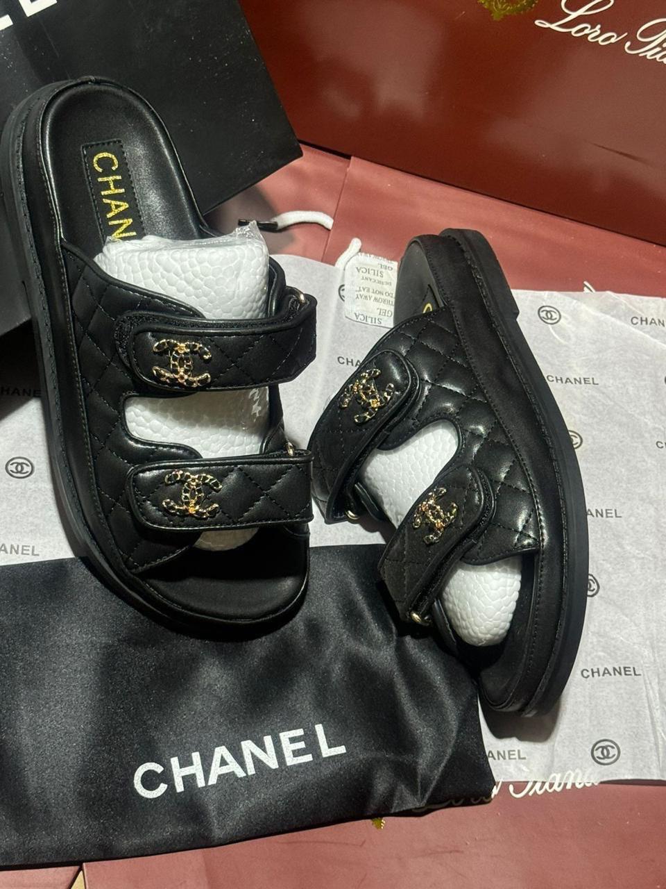 Mule Chanel en Cuir