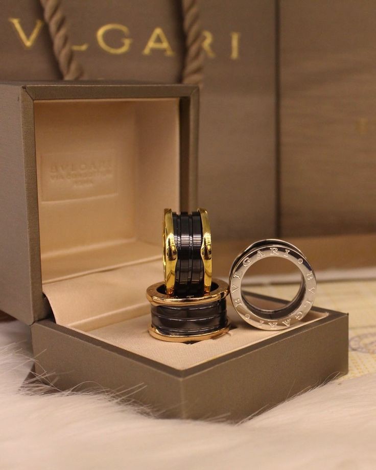 Bague Bulgari en Acier Inoxydable