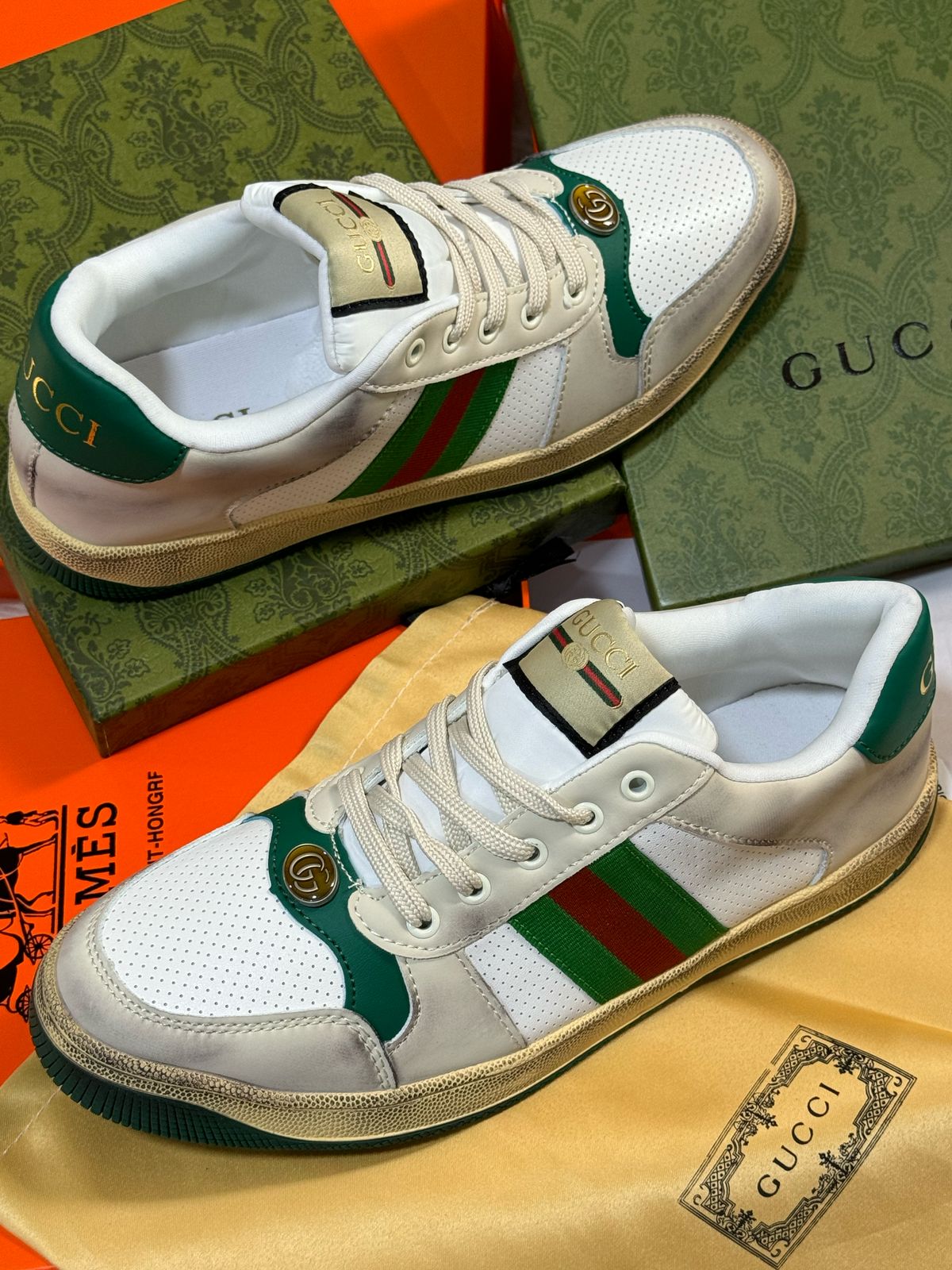 Sneakers Gucci Homme en Simili Cuir