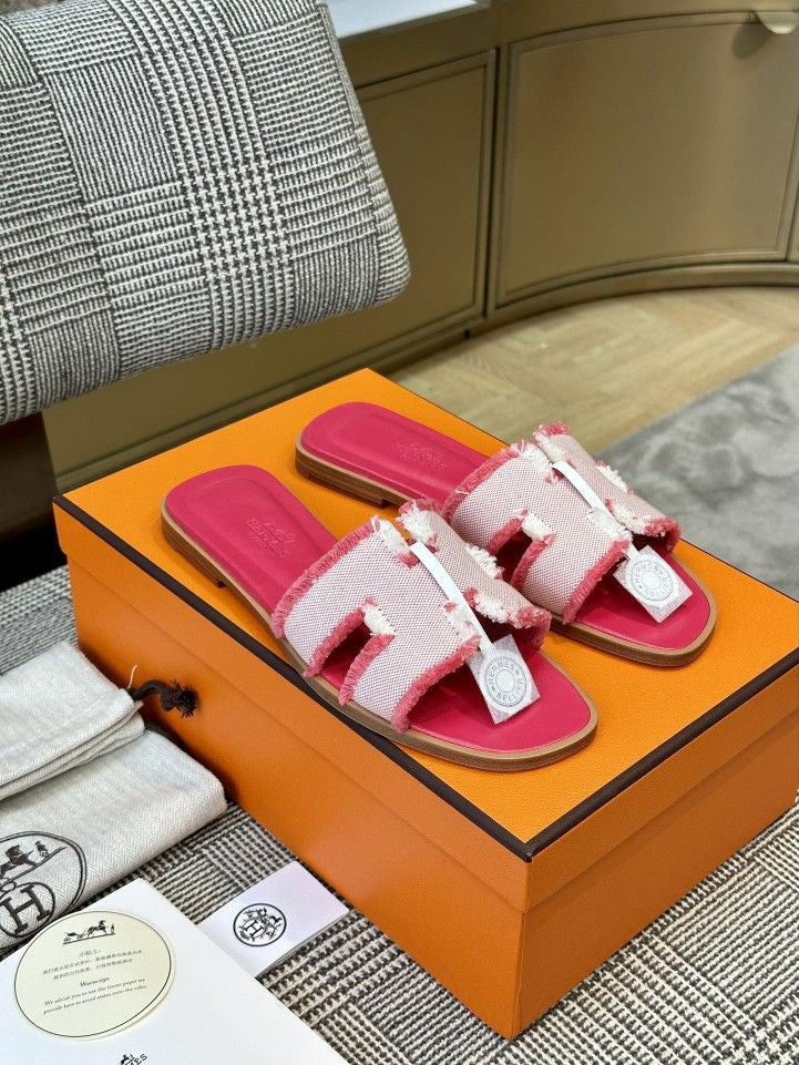 Sandale Hermès en Vrai Cuir