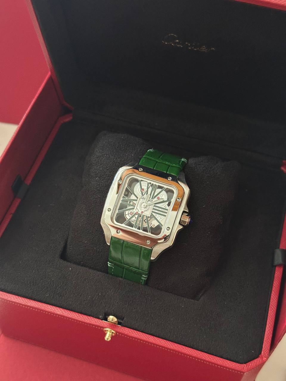 Montre Cartier Santos Skeleton Homme