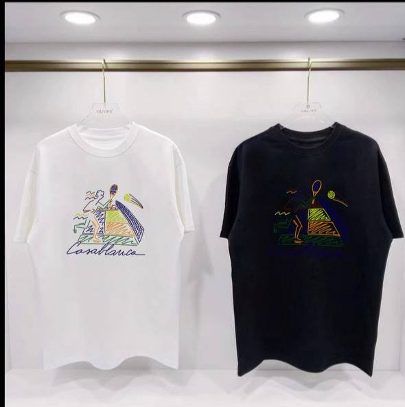 T shirt Casablanca En Coton Organique