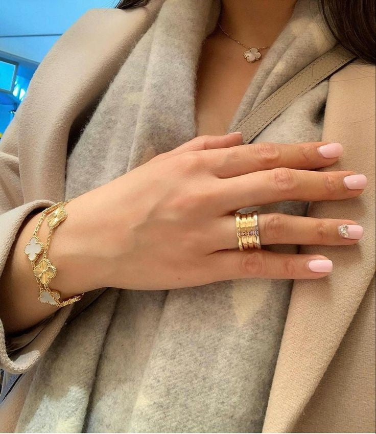 Bague Bulgari en Acier Inoxydable