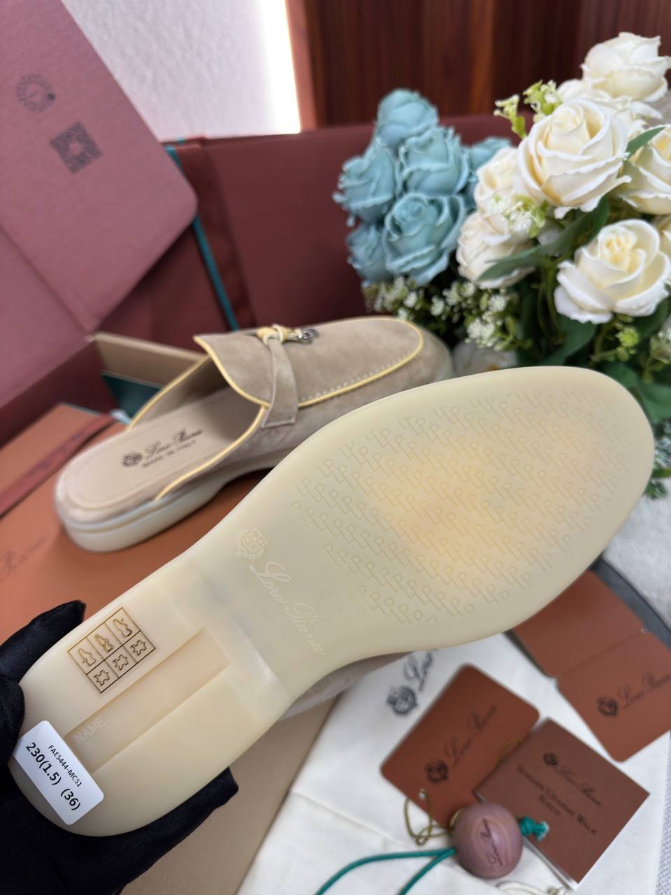 Mule Loro Piana pour Femme