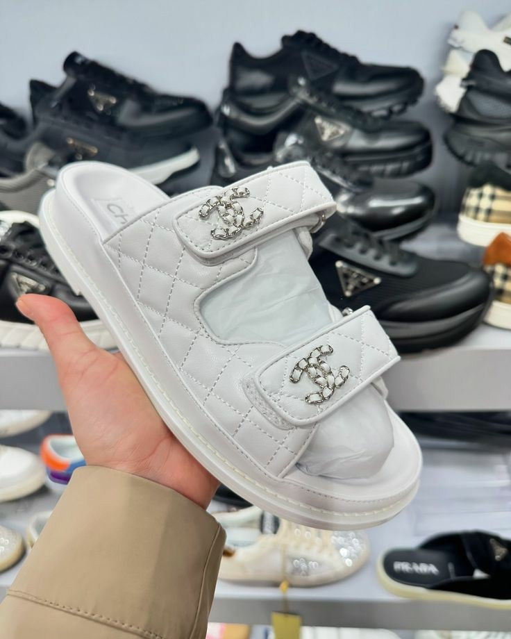 Mule Chanel en Cuir
