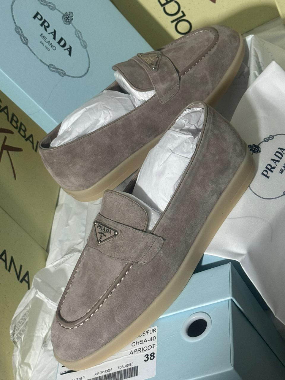 Mocassin Prada Plat
