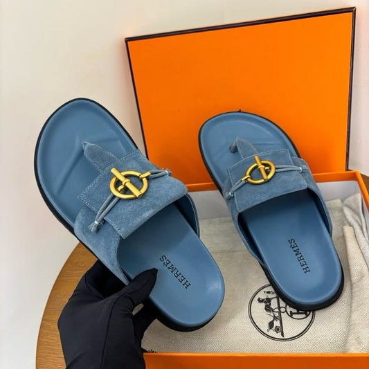 Sandale Hermès en Vrai Cuir