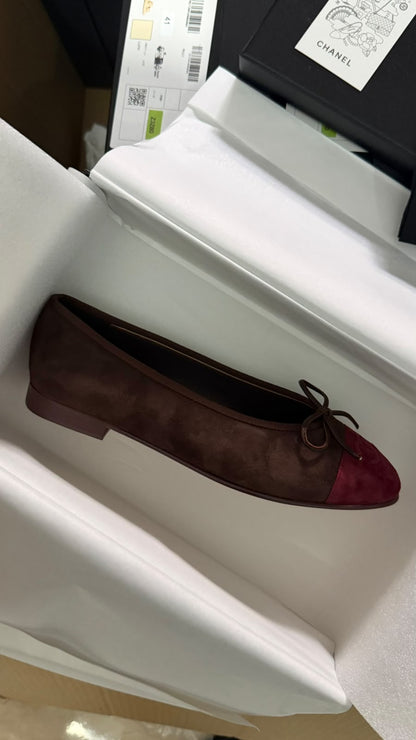 Mocassin Chanel en Daim Suède