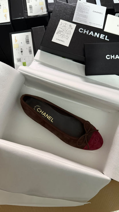 Mocassin Chanel en Daim Suède