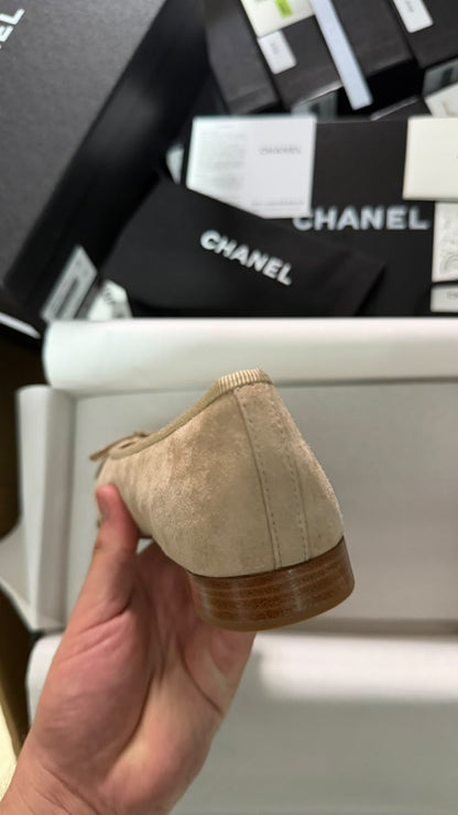 Mocassin Chanel en Daim Suède
