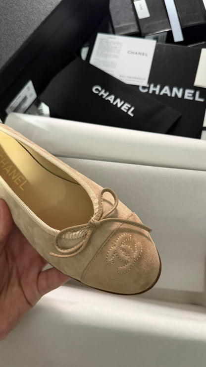 Mocassin Chanel en Daim Suède