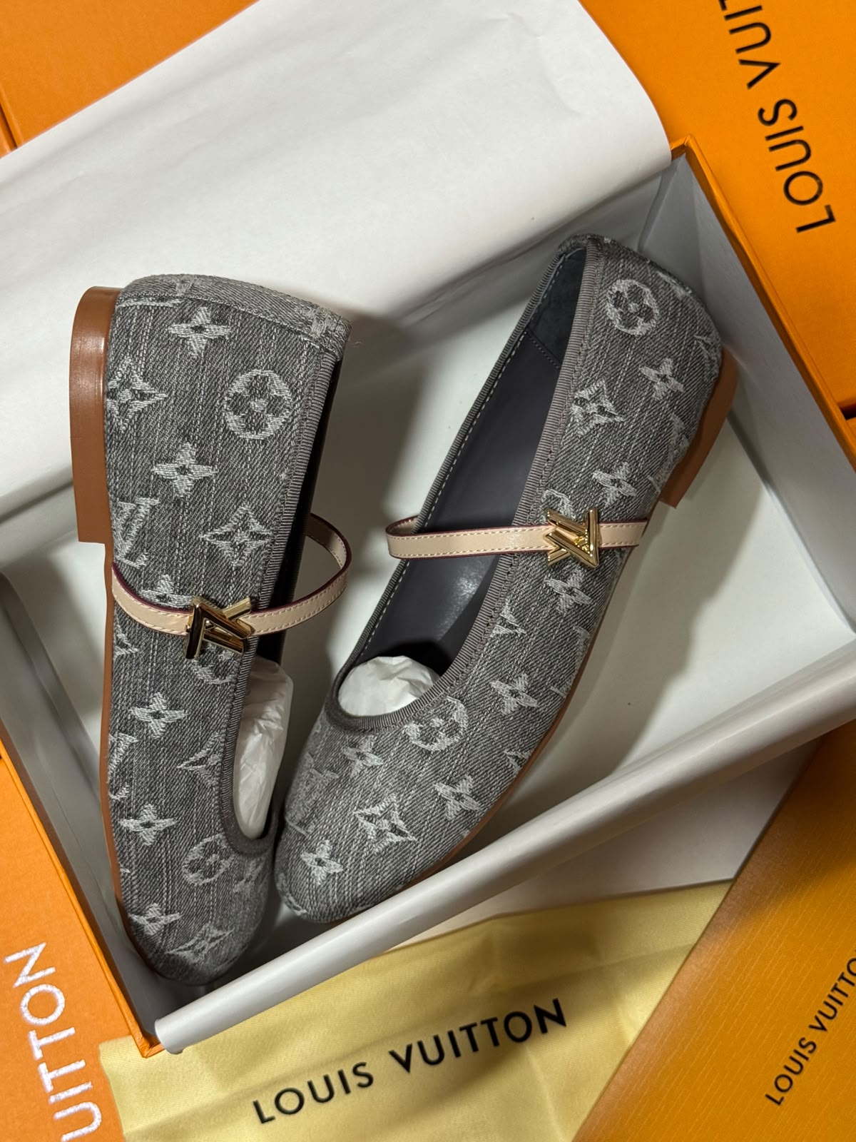 Mocassin Louis Vuitton en Jean