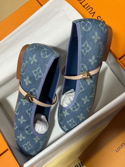 Mocassin Louis Vuitton en Jean