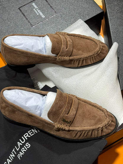 Mocassin Yves Saint Laurent En Cuir et Daim
