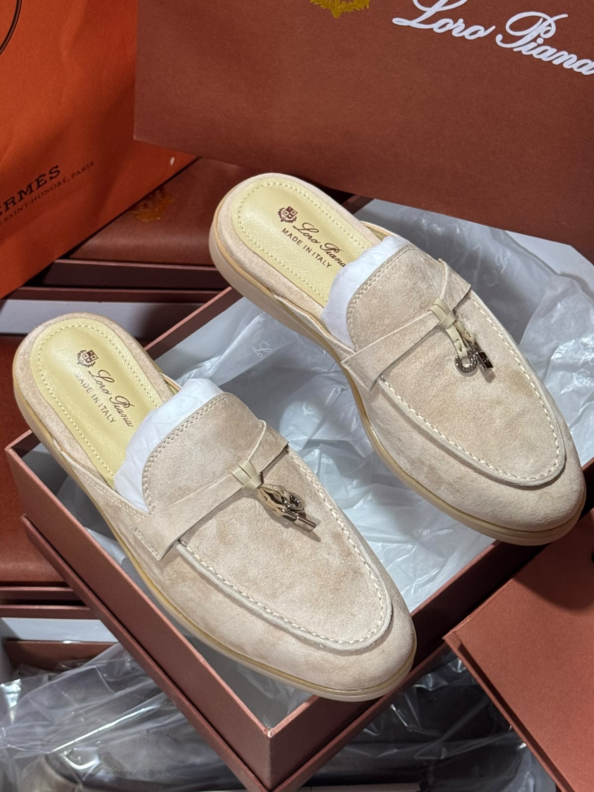 Mule Chic en Couleurs Loro Piana