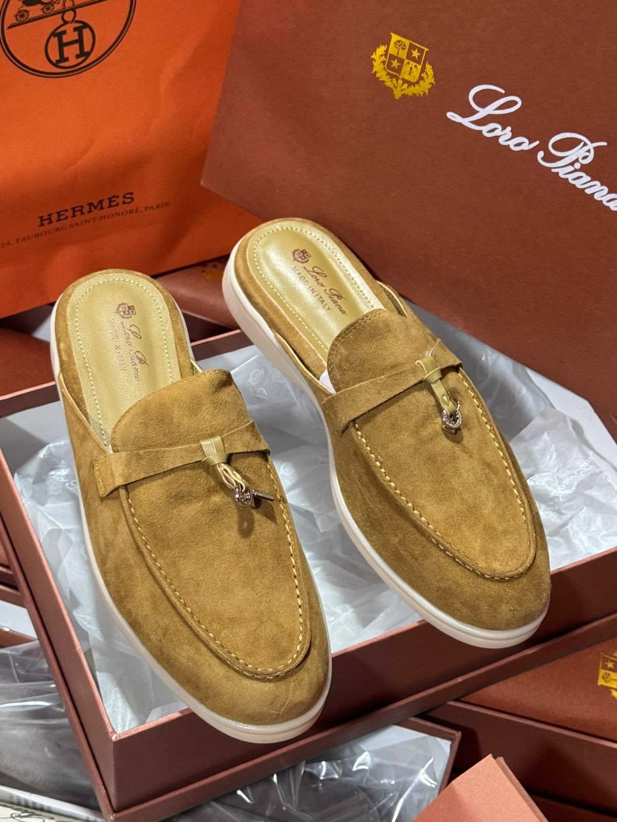 Mule Chic en Couleurs Loro Piana