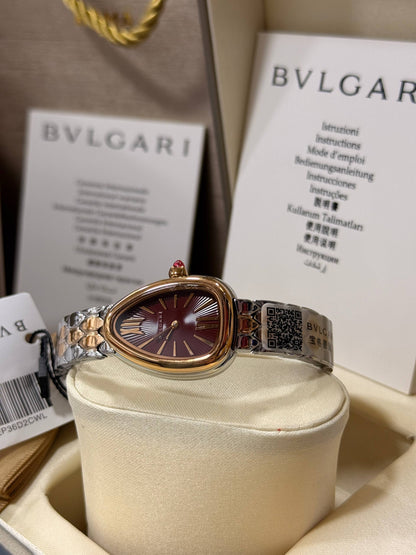 Montre de luxe Bulgari Serpentti avec boite