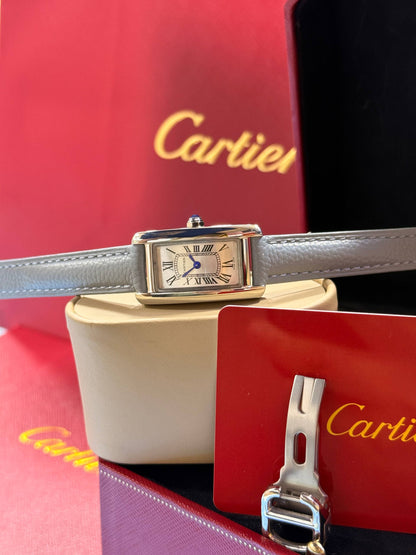 Montre Cartier Tank A Bracelet Cuir