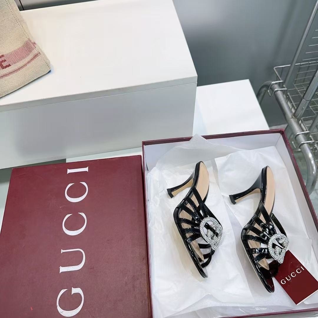 Sandales En Vrai Cuir Gucci