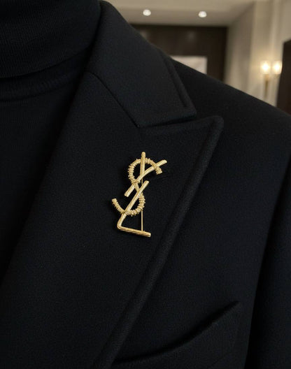 Broche de Luxe Inoxydable Yves Saint Laurent