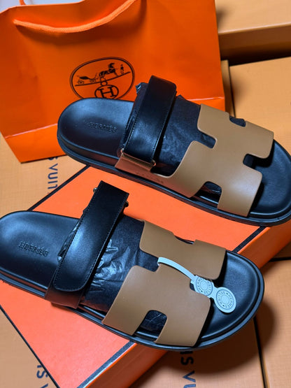 Sandale Chypre Hermès en Vrai Cuir