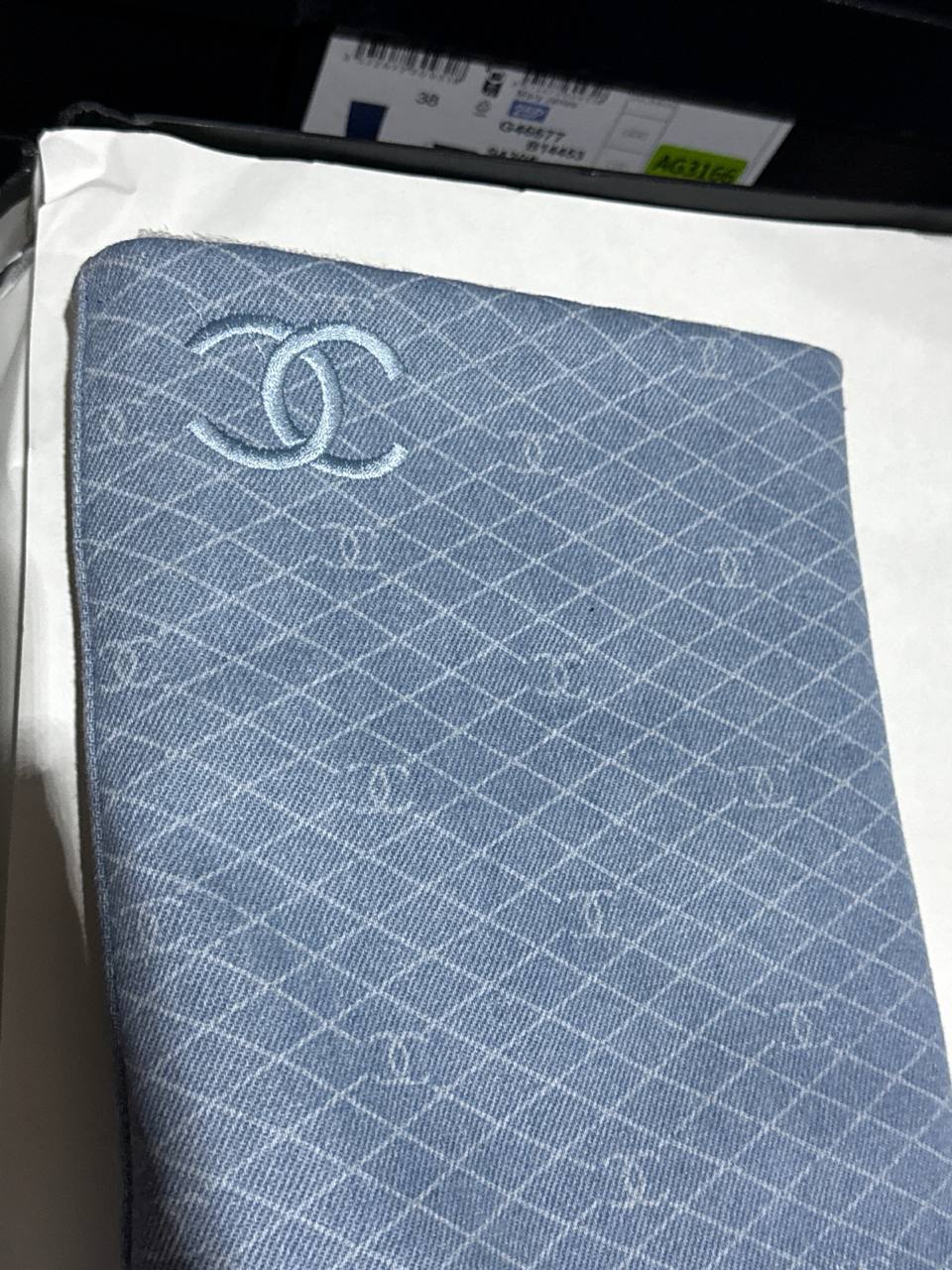 Bottine Chanel en Denim & Vrai Cuir