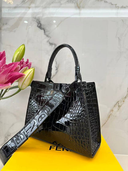 Sac de Luxe Fendi Croco En Couleurs