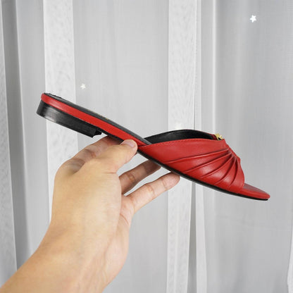 Sandale Plate Yves Saint Laurent en Cuir