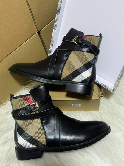 Bottine Burberry en Vrai Cuir