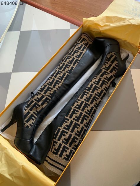 Cuissarde Fendi en Vrai Cuir