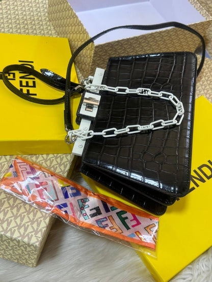 Sac Fendi Chic Croco