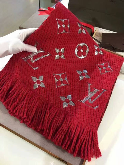 Châle Louis Vuitton en Couleurs double face