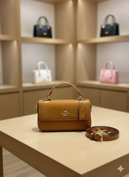 Sac Coach en Couleurs Vernis