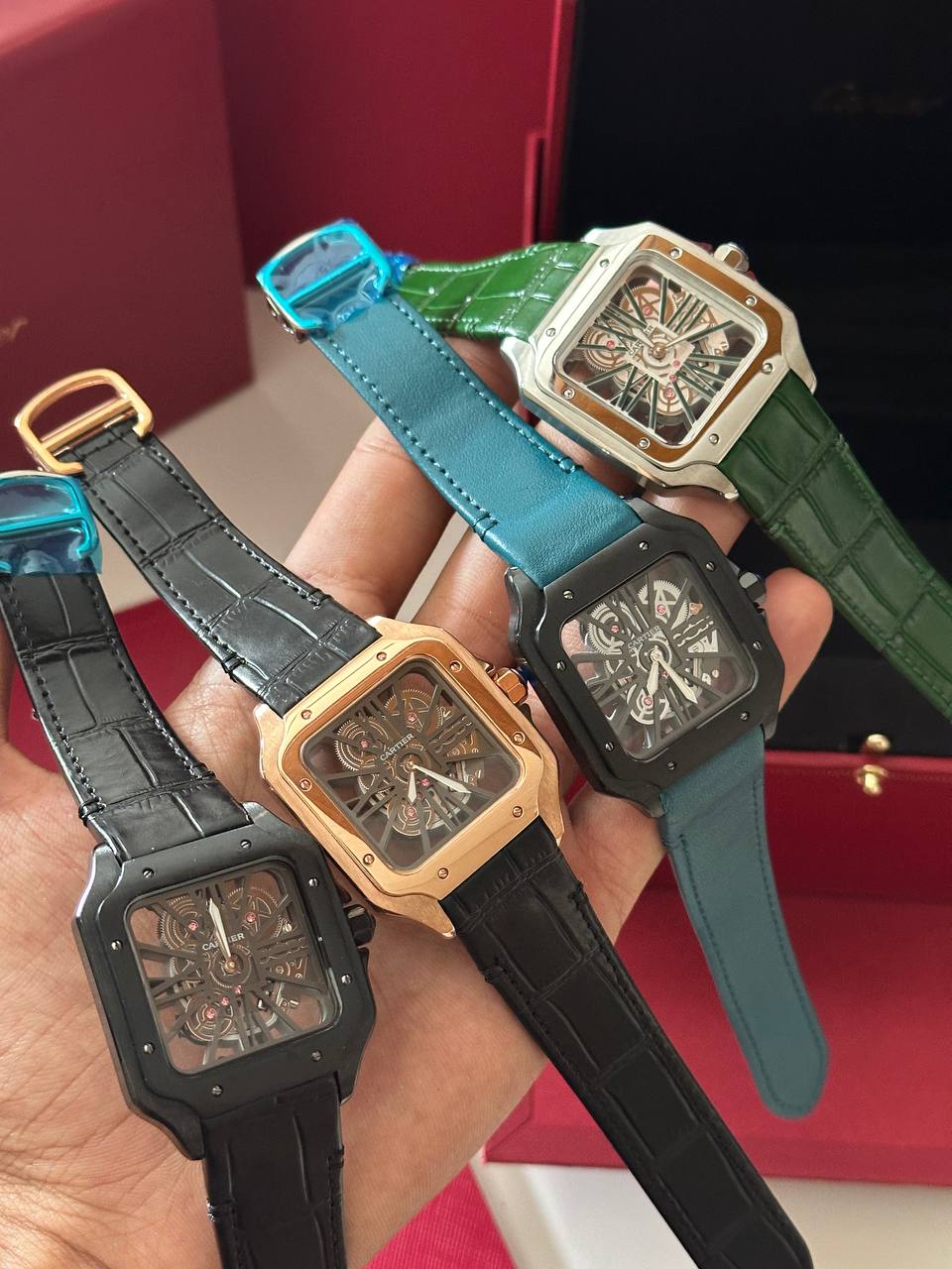 Montre Cartier Santos Skeleton Homme