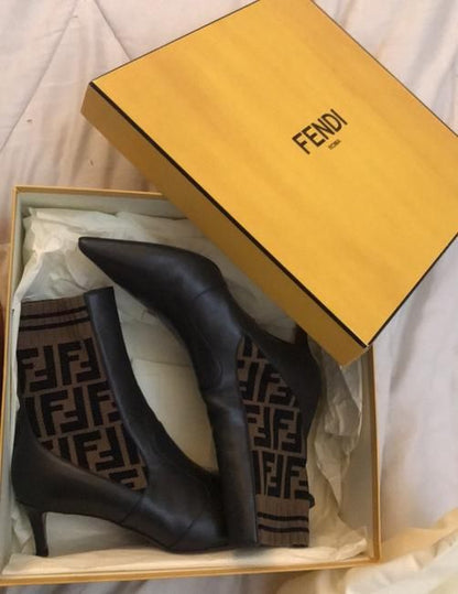 Bottine Fendi en Cuir