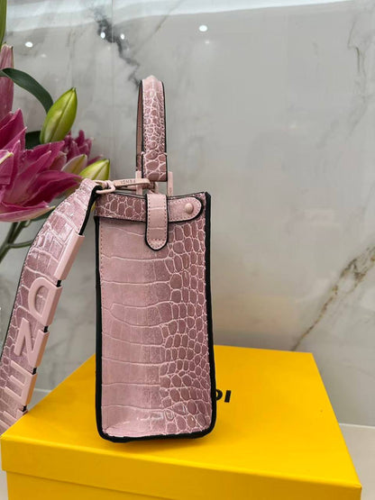 Sac de Luxe Fendi Croco En Couleurs