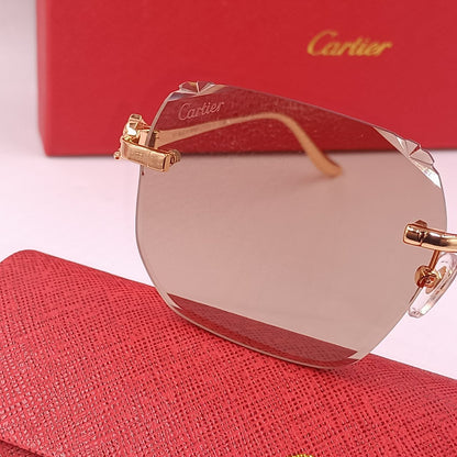 Lunette Solaire Cartier avec Boite CR4584