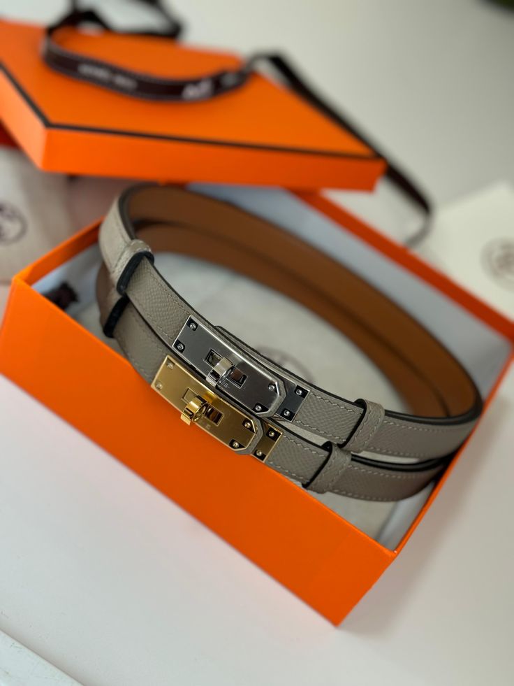 Ceinture Chic Hermès en Couleurs