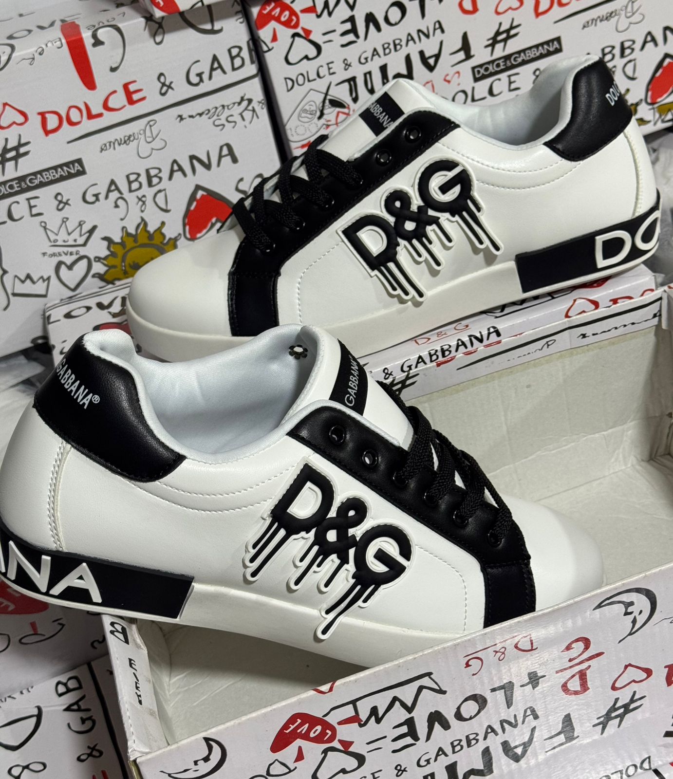 Espadrilles Dolce & Gabbana Black & White