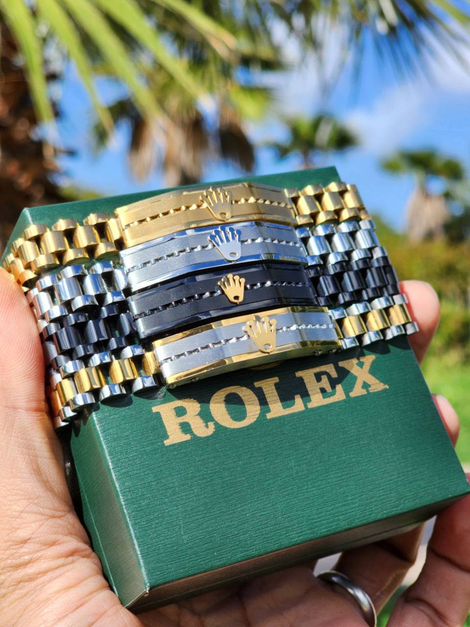 Bracelets Rolex Homme en Acier Inoxydable