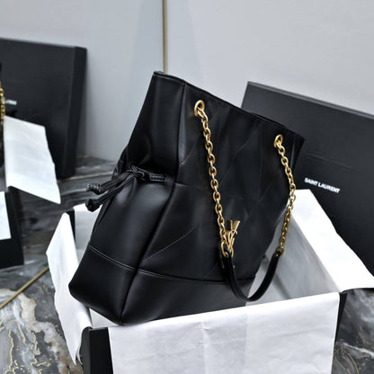 Sac Cabas Yves Saint Laurent en Cuir Matelassé Noir