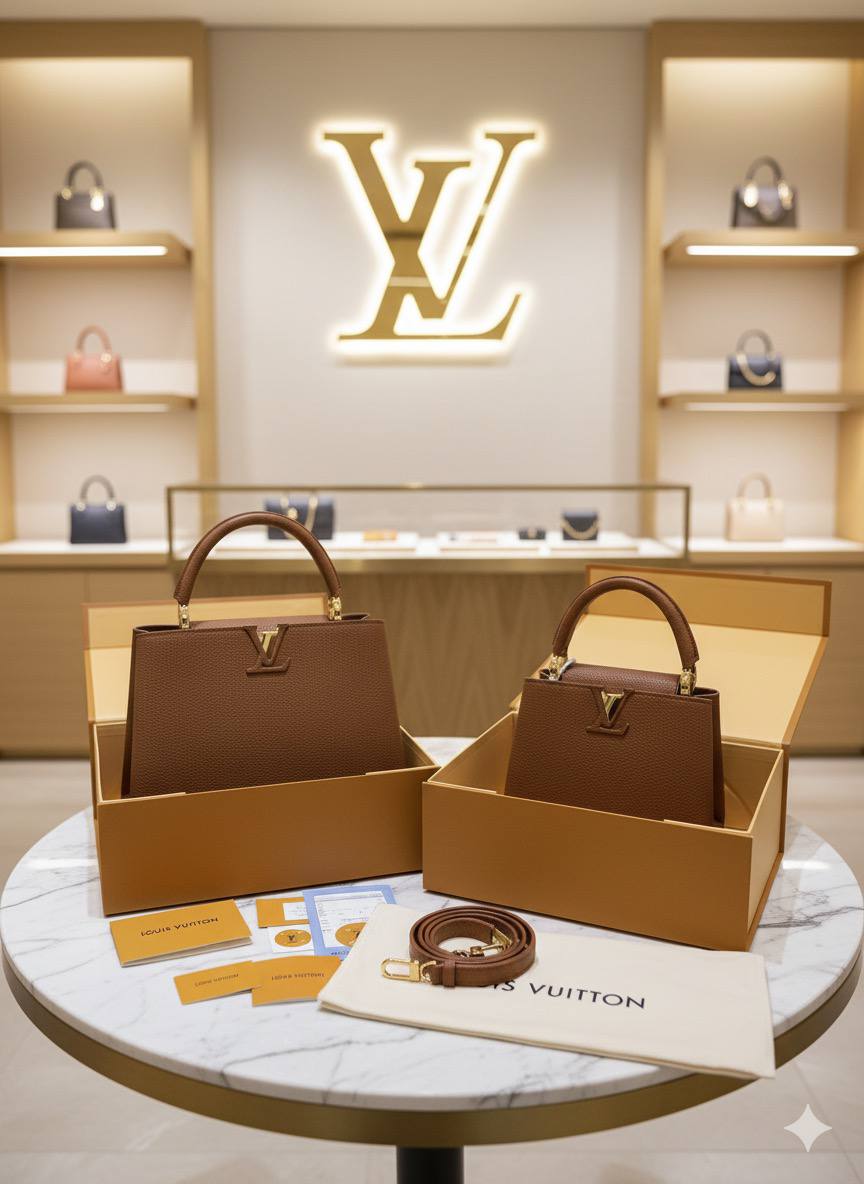 Sac Louis Vuitton Cappucine Cuir