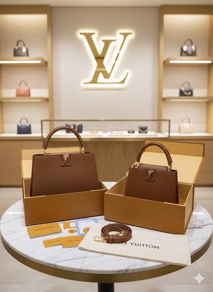 Sac Louis Vuitton Cappucine Cuir