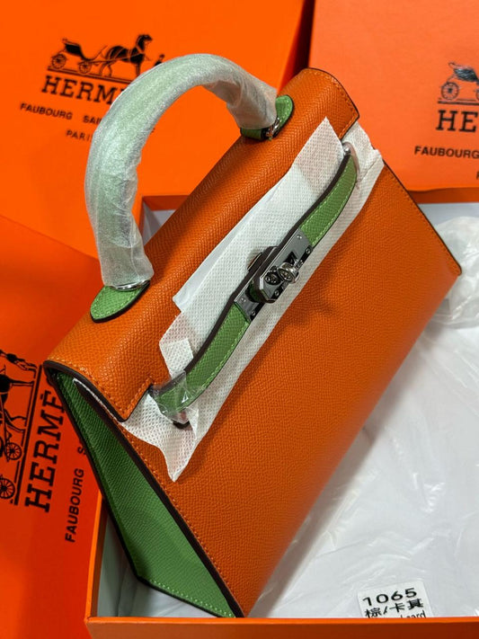 Sac Hermès BiColor En Simili Cuir